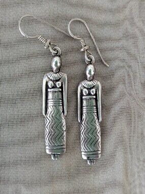 Silver Lovely  Ethnic Ladies Women Dangle Earrings
